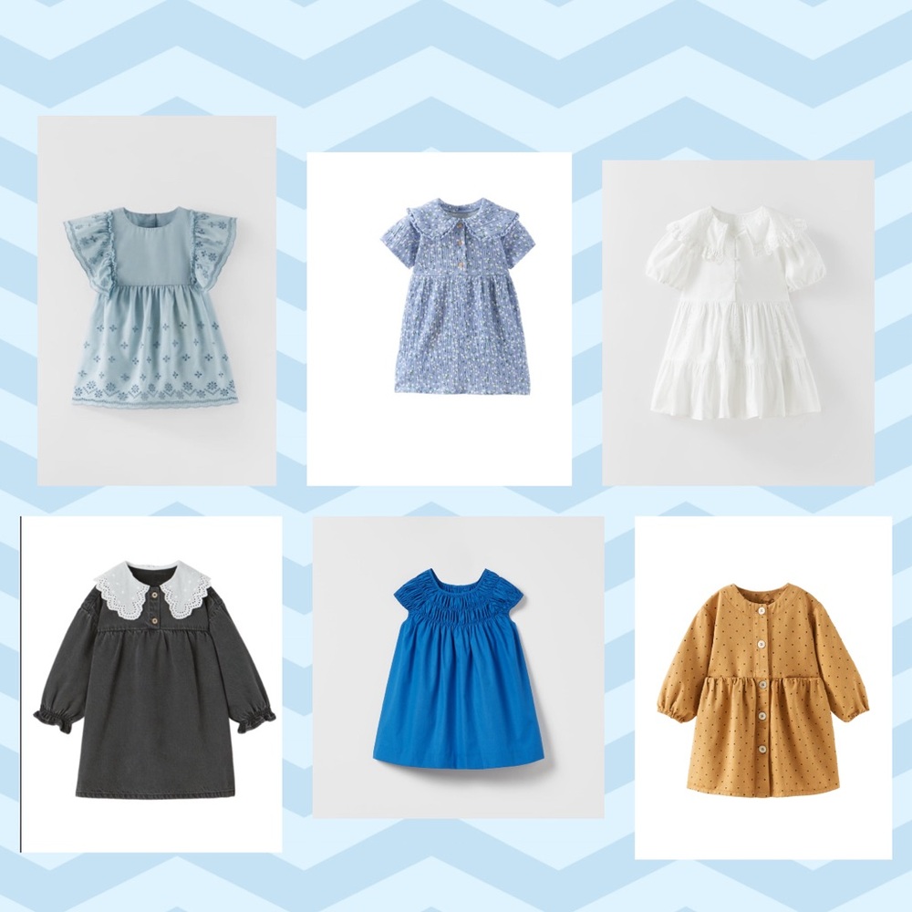 7 Zara toddler dresses size 18-24